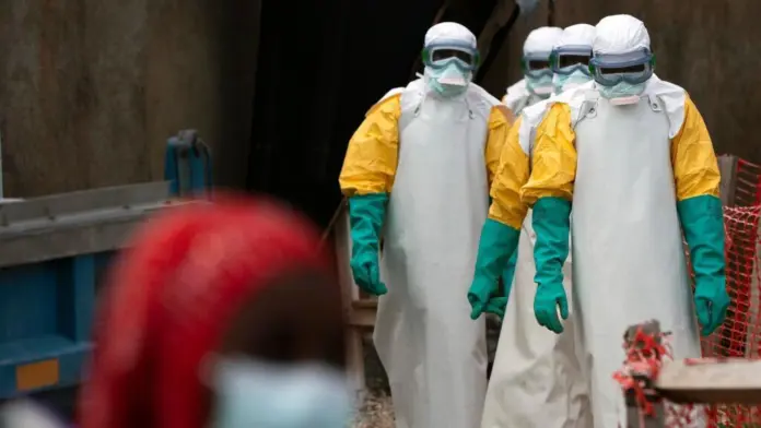 Epidemia de ébola en África.