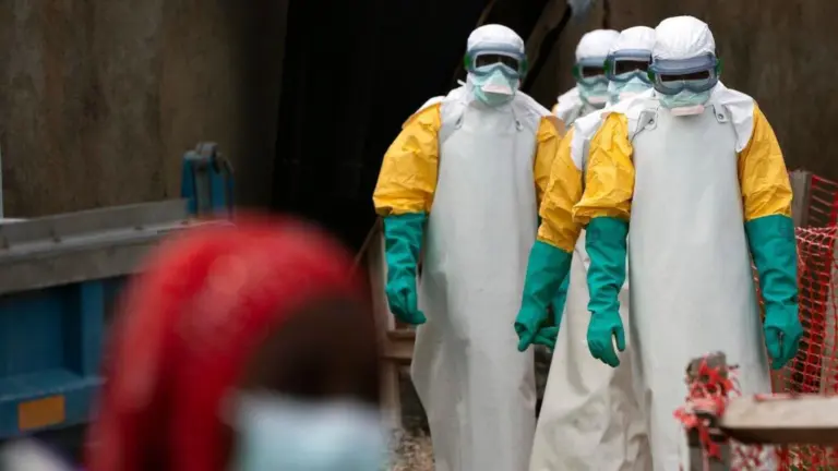 Epidemia de ébola en África.
